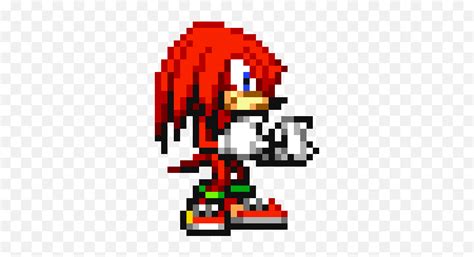 Pixilart Knuckles Sonic Advance By Redraven48 Sonic Advance Knuckles