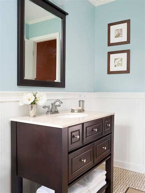 This is one of the more ambitious small bathroom ideas, but it will. BestPinterest: bathroom color ideas - looks nice with dark ...