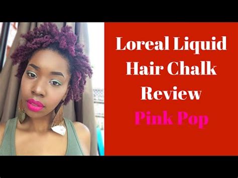 Temporary hair chalk hair color hair dye powder for kid adult party cosplay. Loreal Liquid Hair Chalk Review Pink Pop Temporary Natural ...