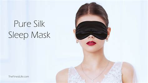 pure silk sleep mask the finest life