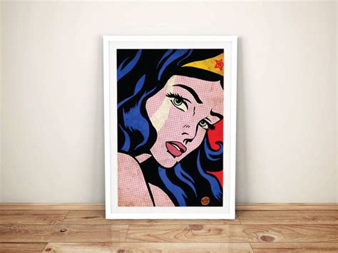 Wonder Woman Comic Book Art Roy Lichtenstein Pop Art Roy Lichtenstein