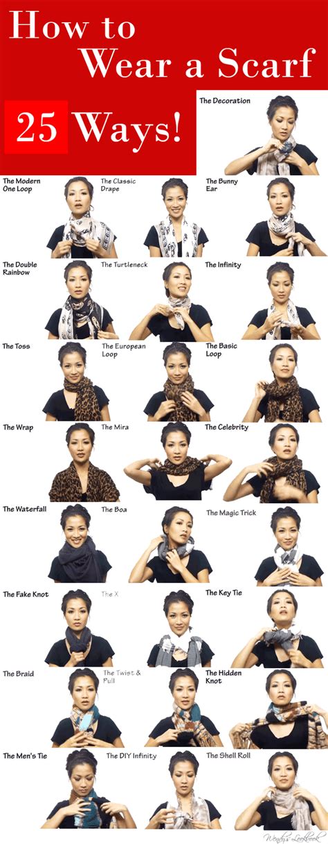 How To Tie A Scarf 25 Different Ways And Wear A New Style