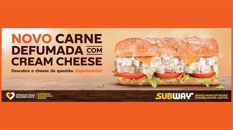 Subway Lan A Sandu Che De Carne Defumada Com Cream Cheese Gkpb Geek Publicit Rio