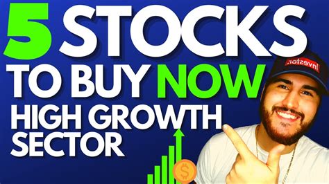 The 5 Best Stocks To Buy Now In A High Growth Sector Youtube