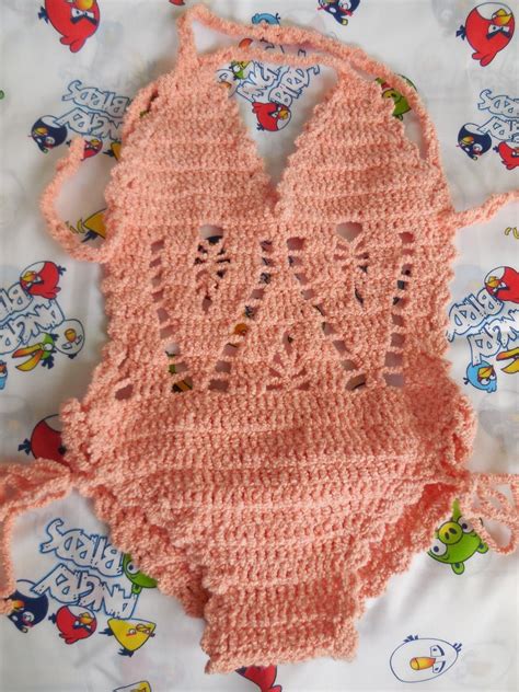 Baby Girl Crochet Swimsuit 1 2 Years Old Ebay Baby Girl Crochet