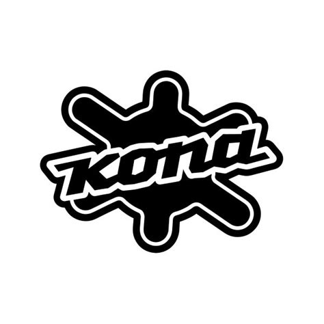 Simple Color Vinyl Kona Mountain Bike Logo Stickers Factory