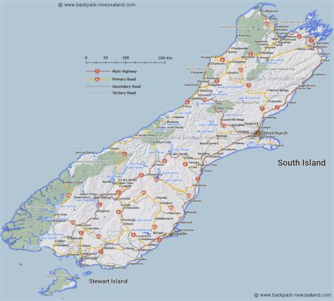 New Zealand Map South Island Pdf Hot Sex Picture