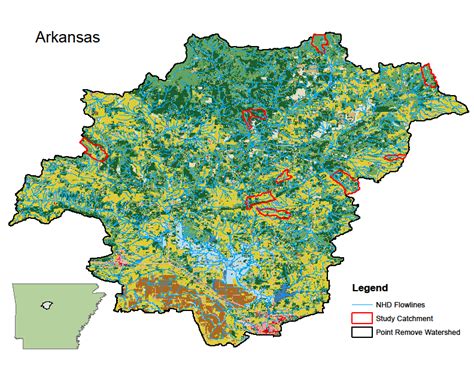 2 The Point Remove Watershed In Central Arkansas Located In The