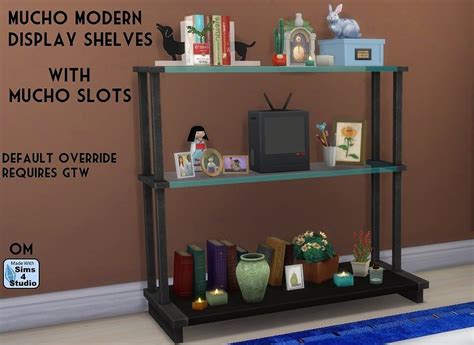 Orangemittens Studio Sims 4 Studio Sims 4 Studio Display Shelves