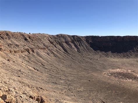 Meteor Crater Near Winslow Arizona Hats Off America