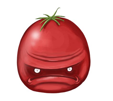 Angry Tomato By Hartvig Art18 On Deviantart