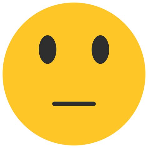 Neutral Face Emoji 13743777 Png