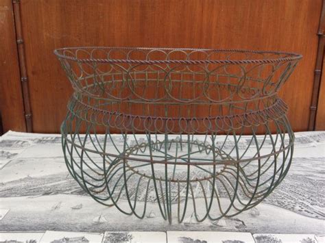Large French Wire Basketplanter By Ladolfina On Etsy 4500 Orchid