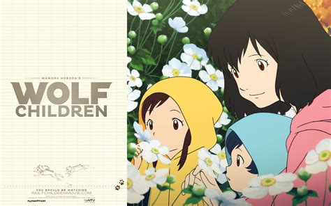 Ookami Kodomo No Ame To Yuki The Wolf Children Ame And Yuki Wallpaper