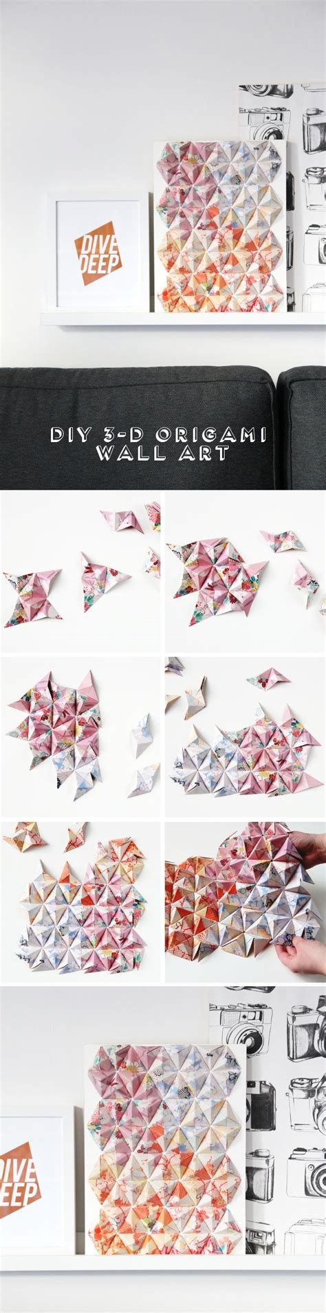 Things Ive Made From Things Ive Pinned Diy 3d Origami Wall Art