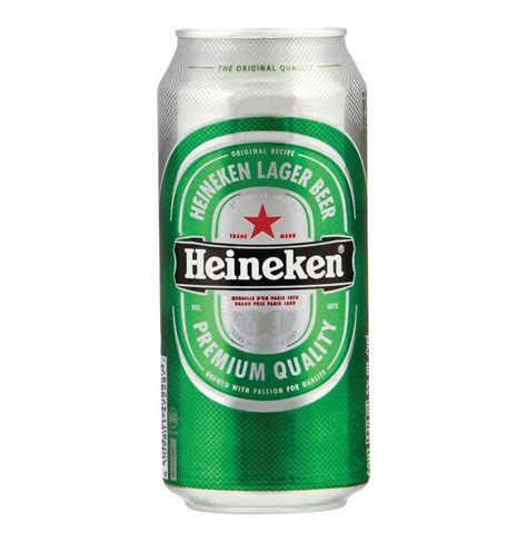 Heineken Lager Beer Can 440 Ml Approved Food