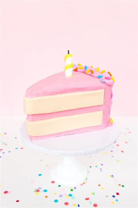 Giant Cake Slice Cake Aww Sams 2nd Birthday