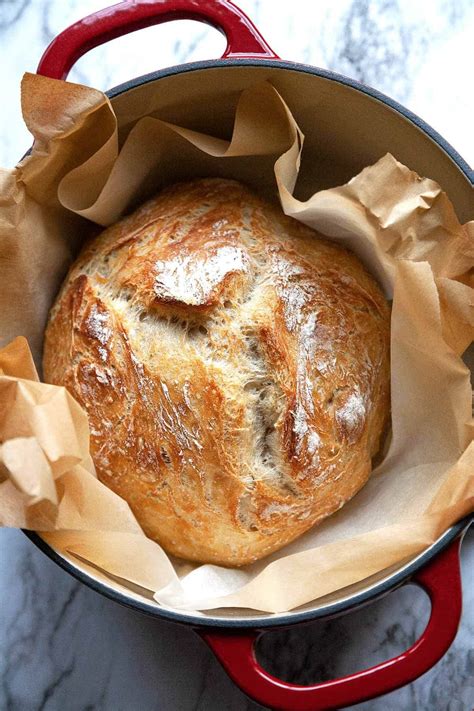 Foolproof Artisan No Knead Bread Recipe Step By Step Tutorial With