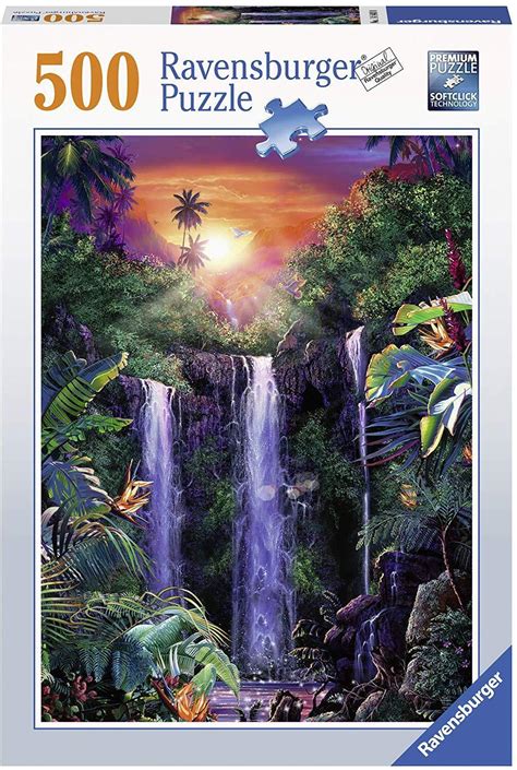 Check out our ravensburger jigsaw puzzle selection for the very best in unique or custom, handmade pieces from our jigsaw puzzles shops. Magical Waterfall 500 Piece Ravensburger Jigsaw Puzzle ...