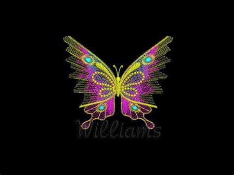 Butterfly 4 Machine Embroidery Design