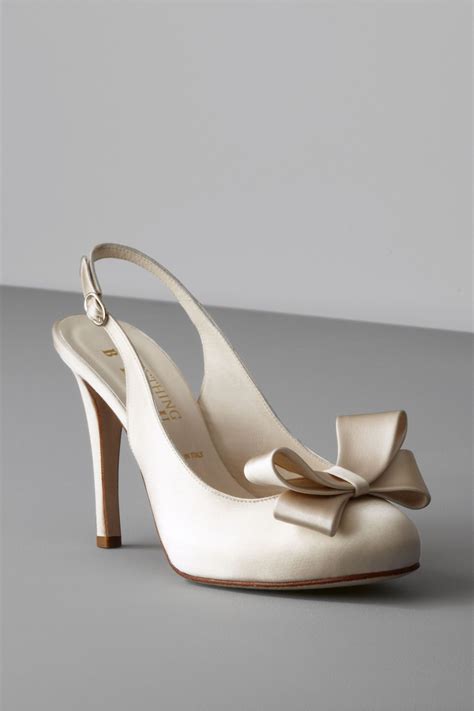 Bow Topped Slingbacks In Shoes And Accessories Shoes At Bhldn Bridal