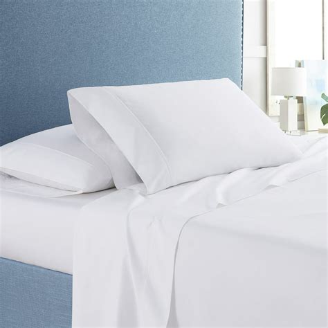 Sweet Home Collection 100 Percent Egyptian Cotton Percale Sheet Set 200