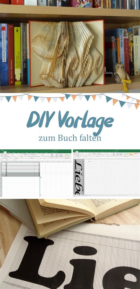 Vorlage zum falten von büchern selbst erstellen. DIY-Anleitung wie du dir eine Vorlage zum Buch falten ...