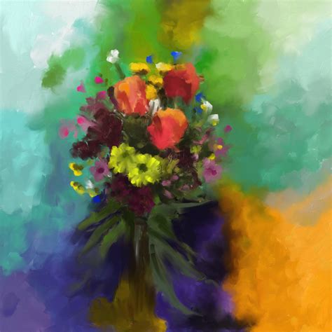 Pin By Corporate Art Task Force On Paintings Of Flowers Flower