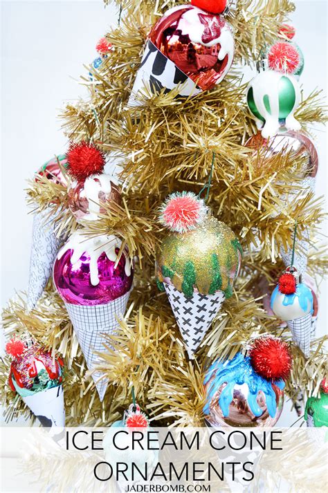 Check out our christmas ice cream selection for the very best in unique or custom, handmade pieces from our shops. Ice Cream Cone Christmas Ornaments - DIY