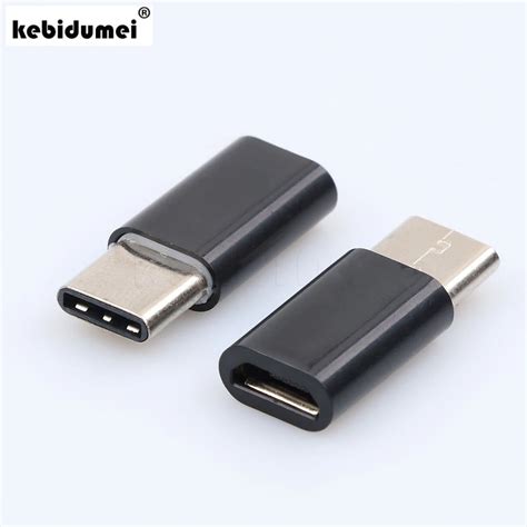 Kebidumei 1pcs Type C To Micro Usb Cable Adapter Converter Mini Type C