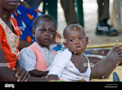 Young Children With Their Mother In Zambia Stock Photo Alamy