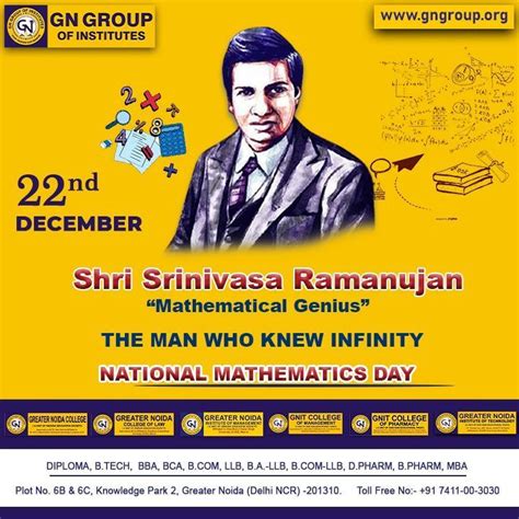 National Mathematics Day Is Being Celebrated Today To Commemorate The