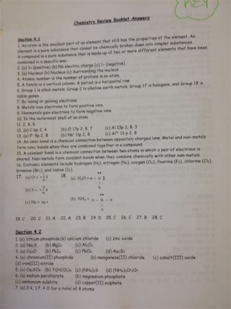 From here, you can check question paper and answer key for viteee 2021 28 may for slot 1a, 1b, 1c, and 1d. Chemistry Final Exam Review KEY - MS MCLARTY'S CLASSES