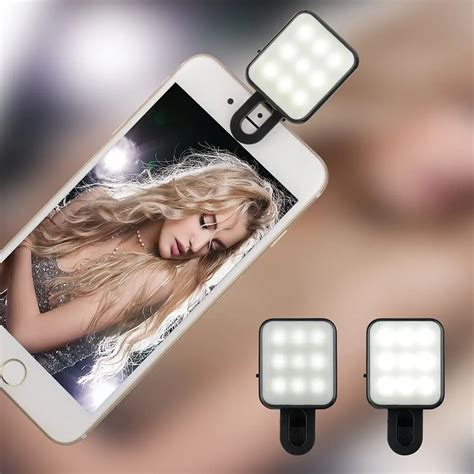 Factory Hot Sale Mobile Phone Selfie Light Led Portable Clip Enhancing