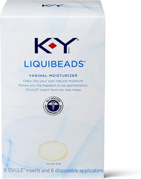 K Y Liquibeads Vaginal Moisturizer Ovule Inserts And Hot Sex Picture