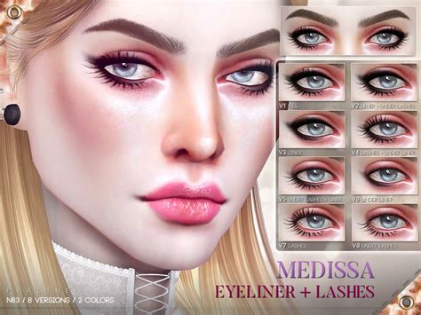 Eyeliner In 16 Variations Found In Tsr Category Sims 4 Female Eyeliner