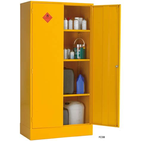 In the making of flammable storage cabinet, we need to use special cabinet and follow the requirements from the government. Flammable Liquid Storage Cabinets / Cupboards - ESE Direct