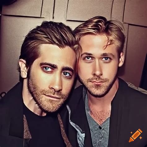 Jake Gyllenhaal And Ryan Gosling Taking A Selfie