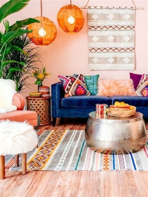 64 Incredible Colorful Bohemian Living Room Ideas For Inspiration