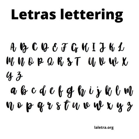 Lettering En Letras Bonitas Y Faciles Abecedario Lettering Tipos De Letras Abecedario