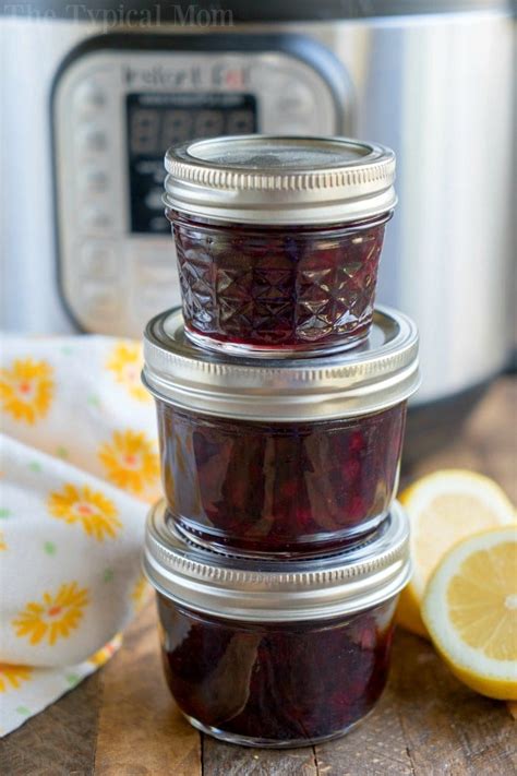 Then place the clean berries, sugar and lemon juice into your instant pot bowl, add the lid, make sure it's in the sealed position and set the manual high pressure for 8 minutes. 15 Min. Pressure Cooker Jam - Homemade - Instant Pot ...
