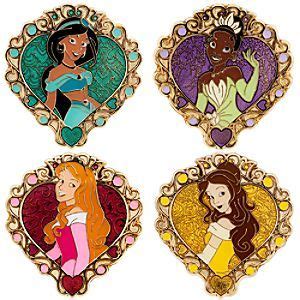 Disney Princess Pin Set Disney Storedisney Princess Pin Set Bestow A Quartet Of Truly Royal