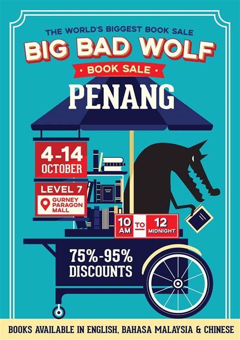 The biggest book sale in the country is back! The Big Bad Wolf Sale Is Finally Returning To Penang This ...