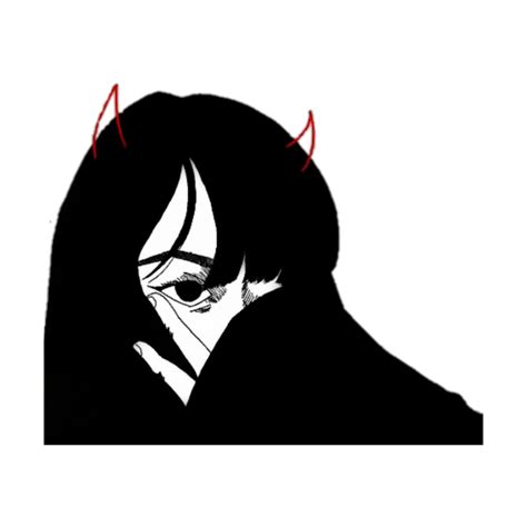 Aesthetic Satan Devil Demon Girl Sticker By Goodbyekitty666