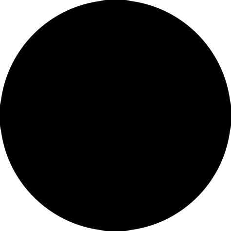 Circle Black Geometric Shape Svg Png Icon Free Download 32152