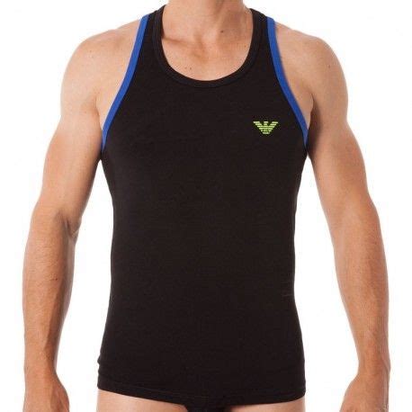 50% viscose, 40% polyester, 10% élasthanne. Débardeur Magnum Noir Emporio Armani sur inderwear.com. Le ...