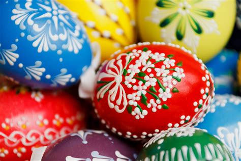 Decorated Easter Eggs Free Stock Photo Public Domain Pictures