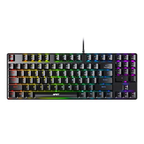 Buy Npet K81 Tkl Mechanical Gaming Keyboard Red Mechanical Switches