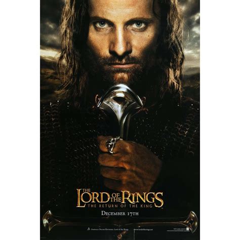 Lord Of The Ring The Return Of The King Movie Poster 27x40 In