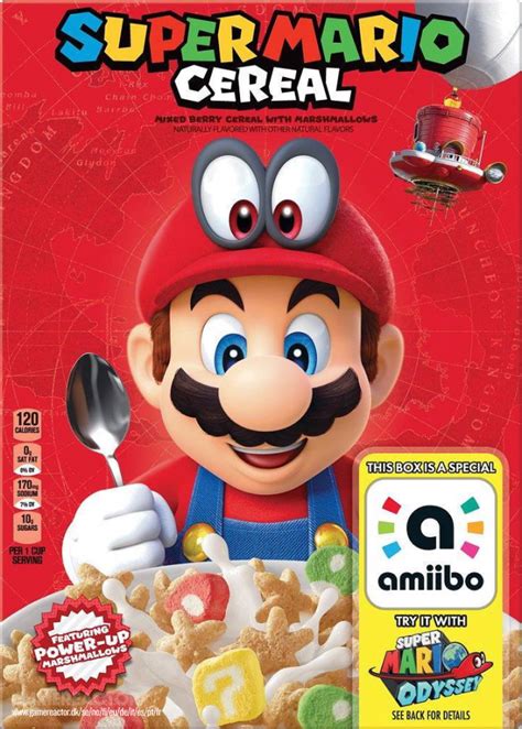 El Nuevo Amiibo De Super Mario Odyssey Es Una Caja De Cereales